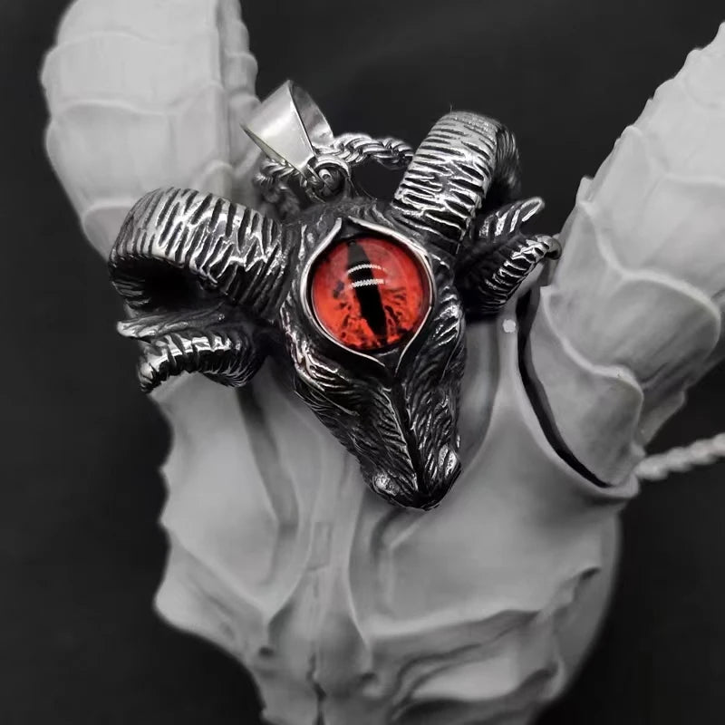 Red Eye Baphomet Necklace
