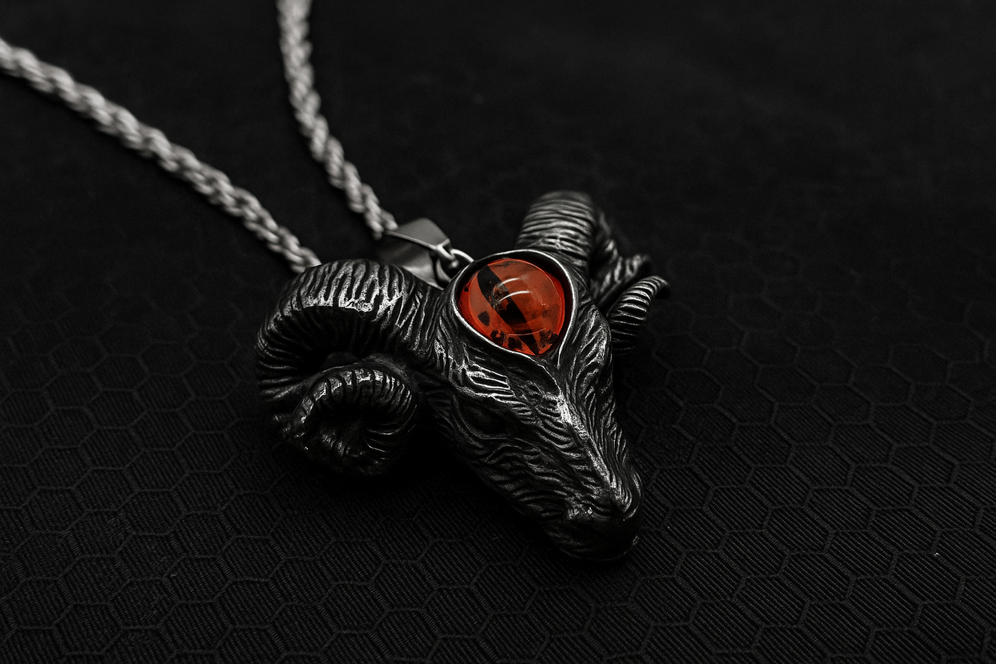 Red Eye Baphomet Necklace