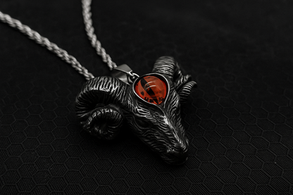 Red Eye Baphomet Necklace