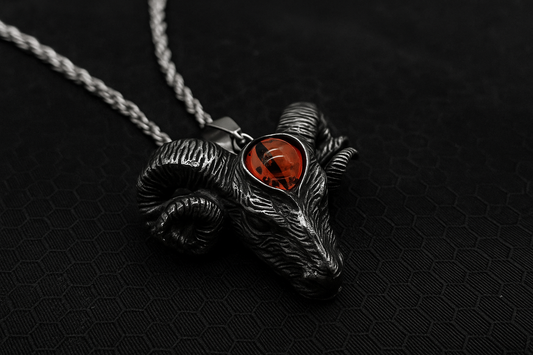 Red Eye Baphomet Necklace