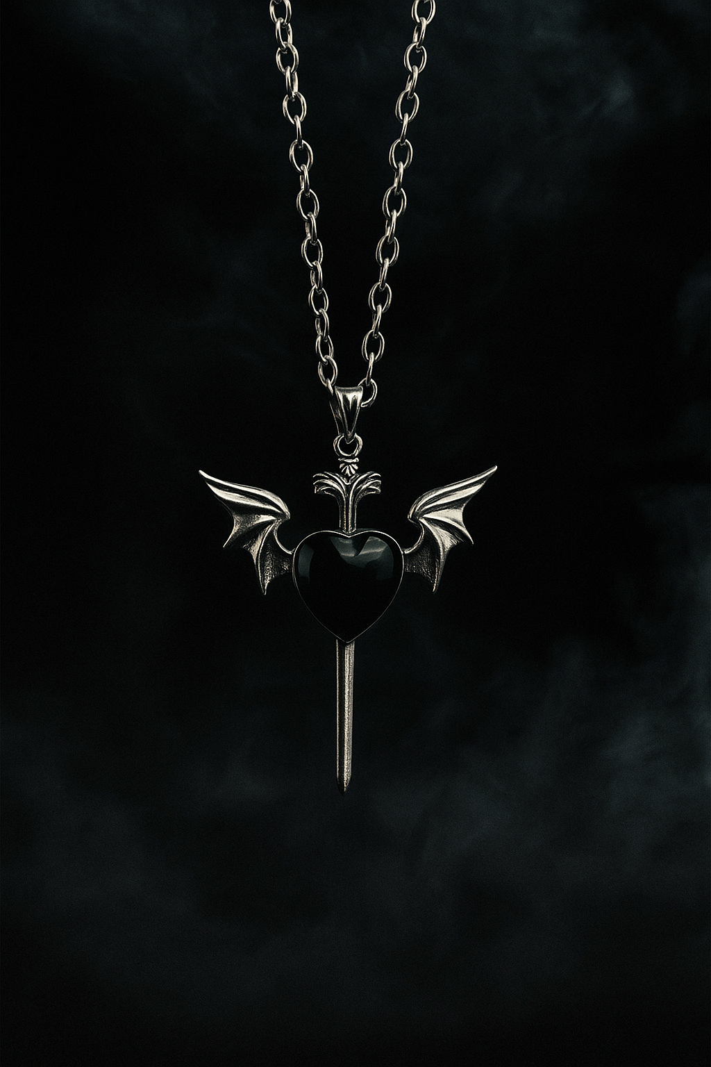 1pcs Cross Flying Skull
