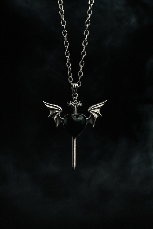 1pcs Cross Flying Skull