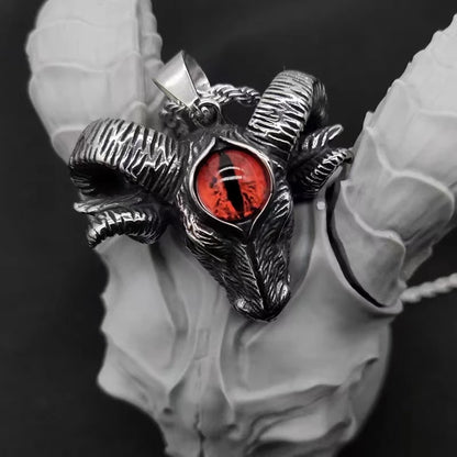 Red Eye Baphomet Necklace