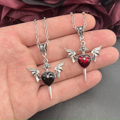 1pcs Cross Flying Skull