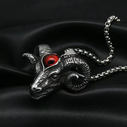 Red Eye Baphomet Necklace