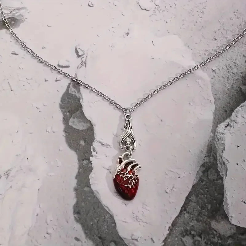 Gothic Vampire Bat Bloody Heart