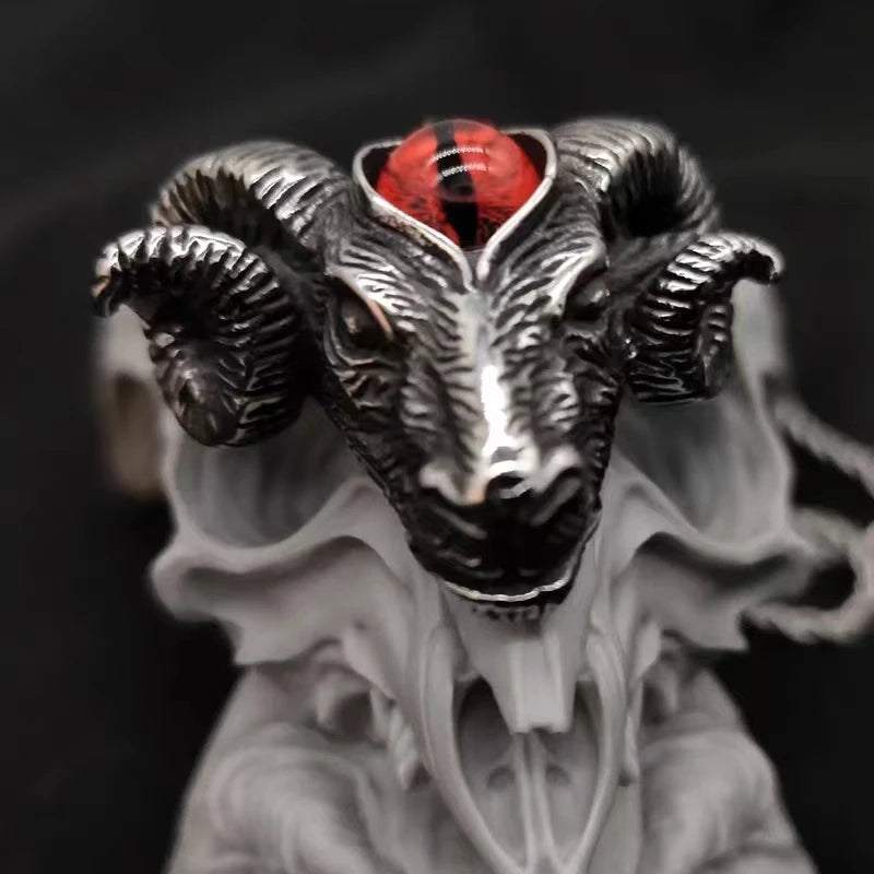 Red Eye Baphomet Necklace
