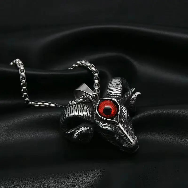 Red Eye Baphomet Necklace