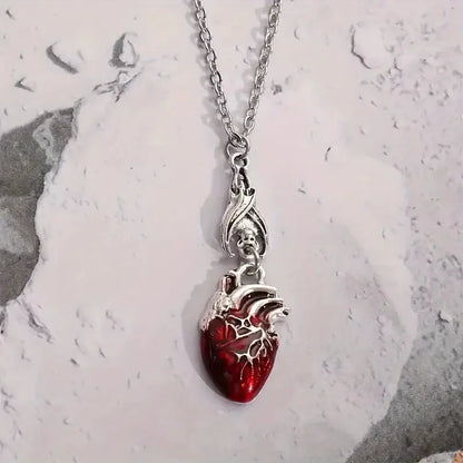 Gothic Vampire Bat Bloody Heart