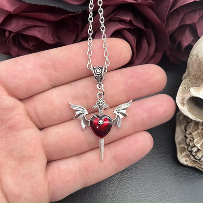 1pcs Cross Flying Skull